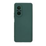 Newface Huawei Nova 9 SE Nano İçi Kadife Silikon Koyu Yeşil Cep Telefonu Kılıfı