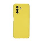 Newface Huawei Nova Y70 Nano İçi Kadife Silikon Sarı Cep Telefonu Kılıfı