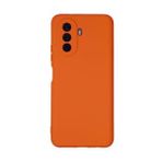 Newface Huawei Nova Y70 Nano İçi Kadife Silikon Turuncu Cep Telefonu Kılıfı