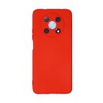 Newface Huawei Nova Y90 Nano İçi Kadife Silikon Kırmızı Cep Telefonu Kılıfı