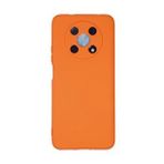 Newface Huawei Nova Y90 Nano İçi Kadife Silikon Turuncu Cep Telefonu Kılıfı