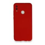 Newface Huawei P Smart 2019 Nano İçi Kadife Silikon Kırmızı Cep Telefonu Kılıfı