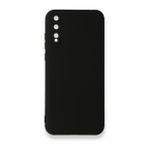 Newface Huawei P Smart S Nano İçi Kadife Silikon Siyah Cep Telefonu Kılıfı