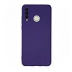 Newface Huawei P30 Lite Nano İçi Kadife Silikon Mor Cep Telefonu Kılıfı