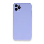 Newface iPhone 11 Pro Lila Nano İçi Kadife Silikon Cep Telefonu Kılıfı
