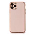 Newface iPhone 11 Pro Max Coco Deri Silikon Kapak - Pembe Kılıf
