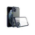 Newface iPhone 11 Pro Max Miami Şeffaf Silikon Lacivert Kılıf