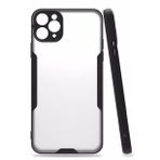 Newface iPhone 11 Pro Max Platin Silikon - Siyah Kılıf