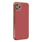 Newface iPhone 11 Pro Max Volet Silikon - Kırmızı Kılıf
