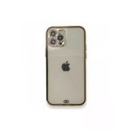 Newface iPhone 12 Liva Taşlı Silikon - Siyah Kılıf