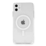 Newface iPhone 12 Magneticsafe Şeffaf Silikon - Şeffaf Kılıf