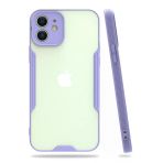 Newface iPhone 12 Platin Silikon Lila Cep Telefonu Kılıfı