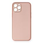 Newface iPhone 12 Pro Max Coco Deri Silikon Kapak Pembe Cep Telefonu Kılıfı