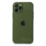 Newface iPhone 12 Pro Max Fly Lens Silikon - Yeşil Kılıf