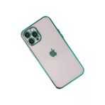 Newface iPhone 12 Razer Lensli Silikon - Yeşil Kılıf