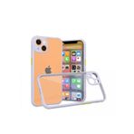 Newface iPhone 13 Mini Miami Şeffaf Silikon - Lila Kılıf