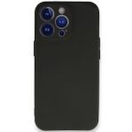 Newface iPhone 13 Pro First Silikon Siyah Cep Telefonu Kılıfı