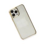 Newface iPhone 13 Pro Max Element Silikon Gold Kılıf