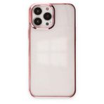 Newface iPhone 13 Pro Max Element Silikon Pembe Kılıf
