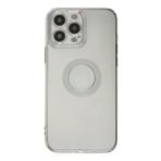 Newface iPhone 13 Pro Max Santa Lens Silikon Şeffaf Cep Telefonu Kılıfı