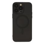Newface iPhone 13 Pro Moshi Lens Magneticsafe Silikon Siyah Kılıf