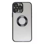 Newface iPhone 13 Pro Slot Silikon Siyah Cep Telefonu Kılıfı