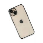 Newface iPhone 13 Razer Lensli Silikon Siyah Cep Telefonu Kılıfı