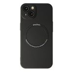 Newface iPhone 14 Plus Jack Magneticsafe Lens Silikon Siyah Kılıf