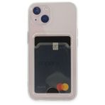 Newface iPhone 14 Plus Kart Şeffaf Silikon Şeffaf Cep Telefonu Kılıfı
