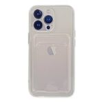 Newface iPhone 14 Pro Kart Şeffaf Silikon Şeffaf Cep Telefonu Kılıfı