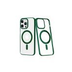 Newface iPhone 14 Pro Kılıf Element Magneticsafe Sert Kapak - Köknar Yeşili