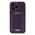 Newface iPhone 14 Pro Max Coco Elit Kapak Derin Mor Kılıf
