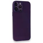 Newface iPhone 14 Pro PP Ultra İnce Kapak Mor Kılıf