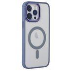 Newface iPhone 14 Pro Room Magneticsafe Silikon Sierra Blue Kılıf