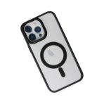 Newface iPhone 14 Pro Room Magneticsafe Silikon Siyah Cep Telefonu Kılıfı