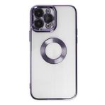 Newface iPhone 14 Pro Slot Silikon Mor Kılıf