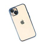 Newface iPhone 14 Razer Lensli Silikon Açık Mavi Kılıf