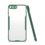Newface iPhone 7 Plus Platin Silikon Yeşil Cep Telefonu Kılıfı