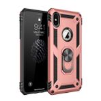 Newface iPhone X Sofya Yüzüklü Silikon Kapak Rose Kılıf