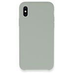 Newface iPhone XS Lansman Legant Silikon - Açık Gri Kılıf
