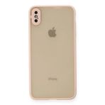 Newface iPhone XS Max Montreal Silikon Kapak Pembe Cep Telefonu Kılıfı
