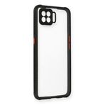 Newface Oppo A73 Miami Şeffaf Silikon Siyah Cep Telefonu Kılıfı