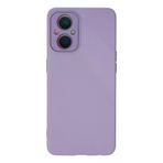 Newface Oppo Reno 7 Lite Kılıf Lansman Glass Kapak - Lila