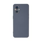 Newface Oppo Reno 7 Lite Kılıf Nano İçi Kadife Silikon - Gri