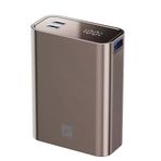 NEWFACE PW501 20.000 MAH DIJITAL GÖSTERGELI 2 ADET 45W TYPE-C VE 22.5W USB ÇIKIŞLI ŞARJ PD HIZLI ŞARJ POWERBANK - TITANYUM
