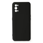 Newface Realme 7 Pro Nano İçi Kadife Silikon Siyah Cep Telefonu Kılıfı