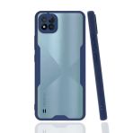 Newface Realme C11 2021 Platin Silikon Lacivert Cep Telefonu Kılıfı