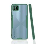 Newface Realme C21 Kılıf Platin Silikon Yeşil