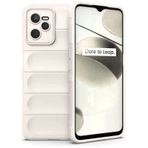 Newface Realme C35 Optimum Silikon - Krem Kılıf