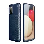 Newface Samsung Galaxy A02s Kılıf Auto Focus Karbon Kapak - Lacivert